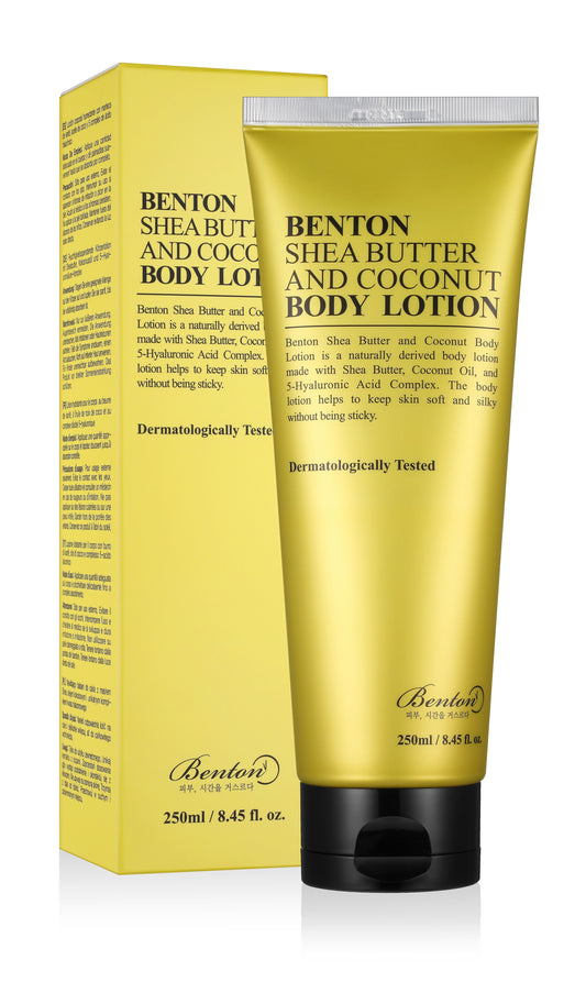 BENTON - Loción corporal de manteca de karité y coco
